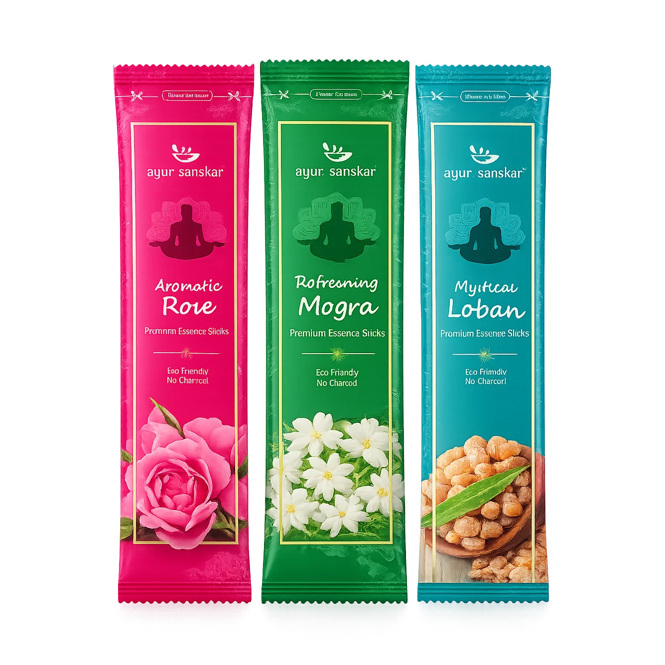 Center seal pouch packaging