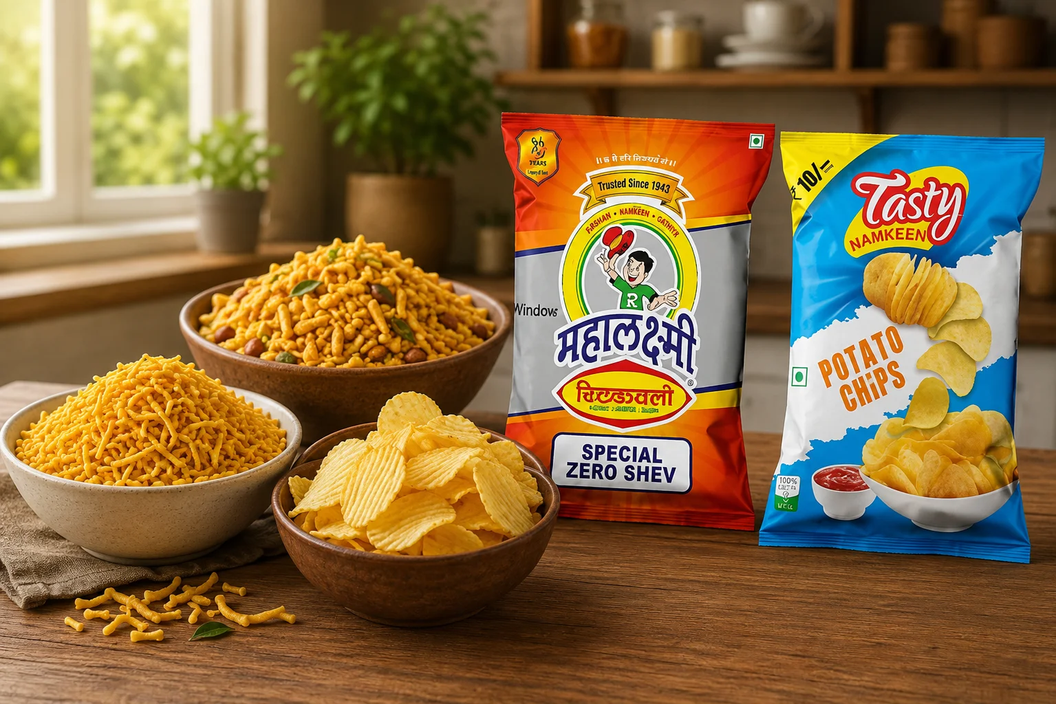Namkeen Industry packaging